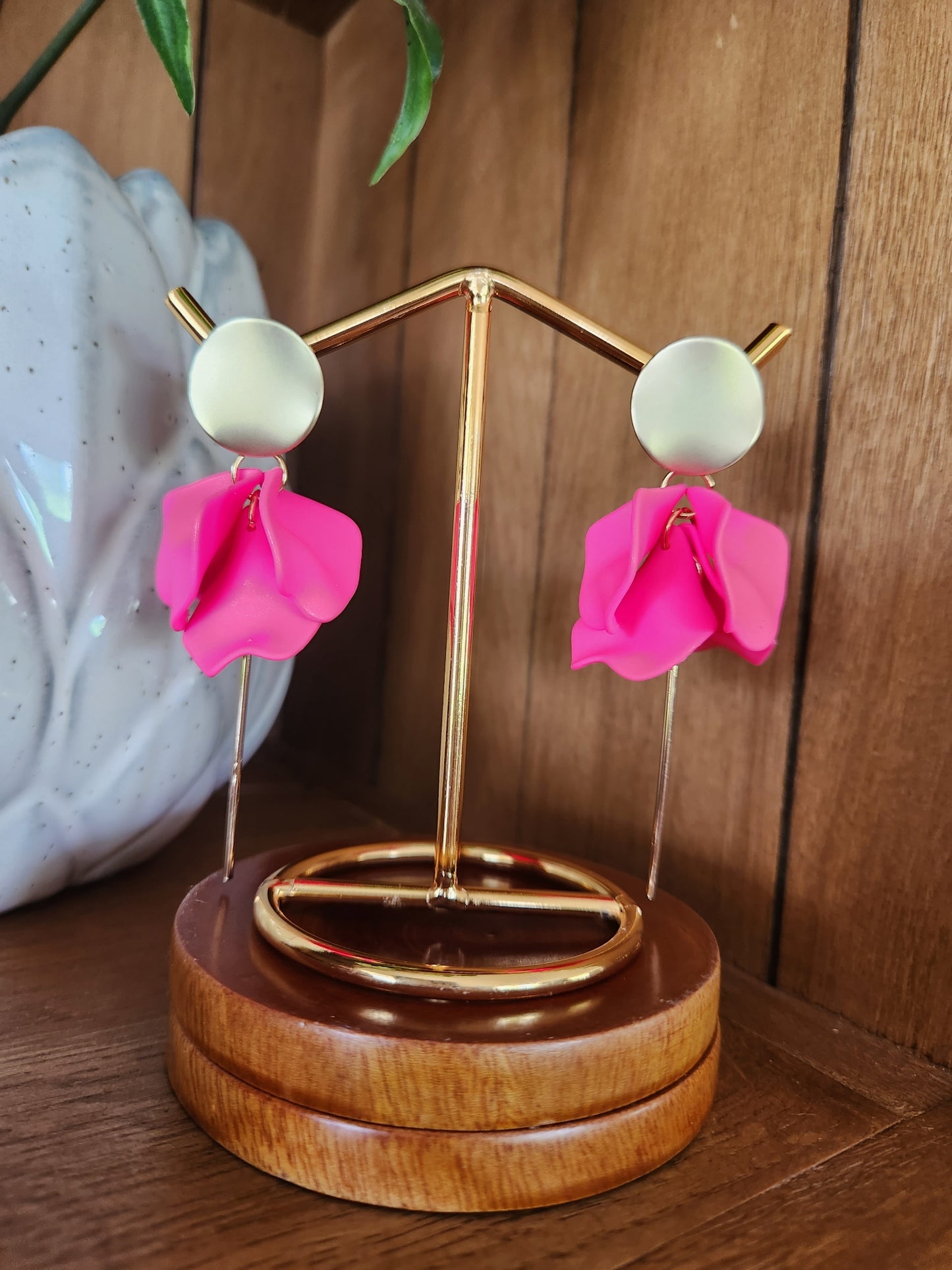 Vacation flower earrings