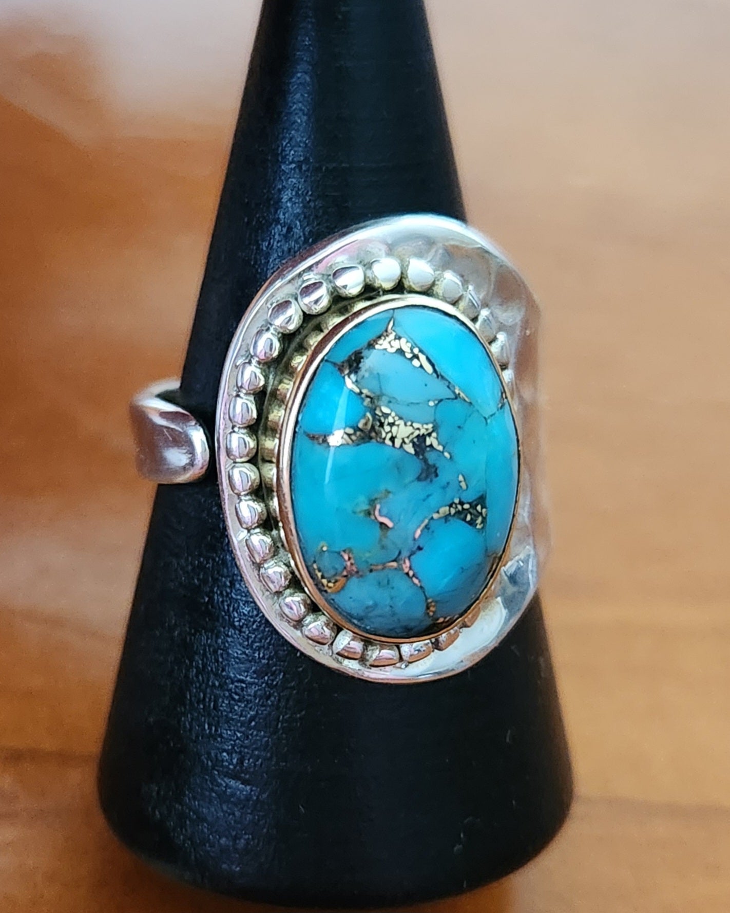 Blue Copper Ring