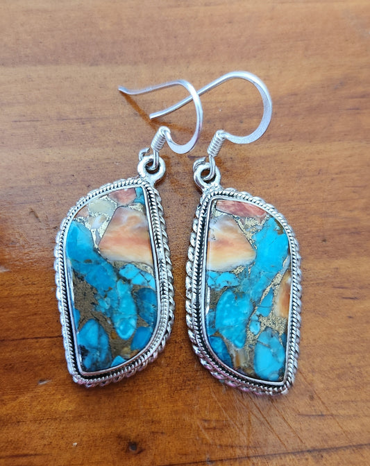 Oyster Copper Earrings